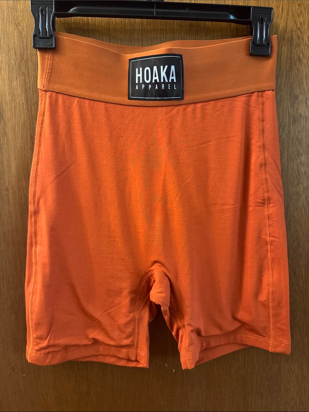 Hoaka Apparel Women's Orange Stretch Boxer Brief Panty - Smooth Fit
